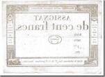 France 100 Francs 1795 Banknote, Emery, KM:A78, Lafaurie:173 AU(55-58)