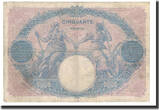 France 50 Francs Banknote, 1906-04-25, Fayette:14.18, KM:64d VF(30-35)