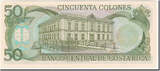 Costa Rica 50 Colones Banknote, 1992-07-29, KM:257a UNC(65-70)