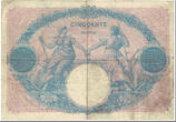 France 50 Francs 1908 Bleu et Rose, 1908-04-02, Fayette:14.21 F(12-15)
