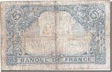 France 5 Francs 1913 Banknote, 5 F 1912-1917 