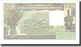 West African States 500 Francs 1985 Banknote, KM:206Bi UNC(65-70)
