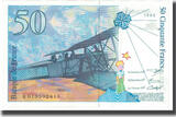 France 50 Francs 1993 St Exupéry, Fayette:72.2, KM:157b UNC(65-70)