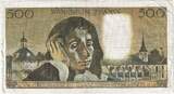 France 500 Francs 1972 Pascal, B.28, Fayette:71.8, KM:156b VF(30-35)