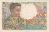 France 5 Francs 1943 Berger, 1943-07-22, Q.39 AU(50-53)