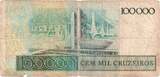 Brazil 100,000 Cruzeiros (1985) SGE VG(8-10)