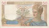 France 50 Francs 1938 Cérès, 1938-10-20, X.8767 AU(50-53)