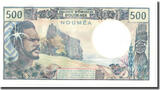 New Caledonia 500 Francs Banknote, Undated (1969-92), KM:60e UNC(65-70)