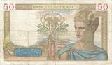 France 50 Francs 1935 Cérès, 1935-02-28, Fayette:17.5, KM:81 EF(40-45)