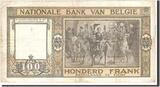 Belgium 100 Francs 1946 Banknote, 1946-01-15, KM:126 EF(40-45)