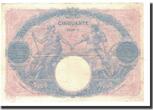 France 50 Francs Banknote, 1915-11-02, Fayette:14.28, KM:64e EF(40-45)