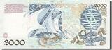 Portugal 2000 Escudos 1992 Banknote, 1992-07-16 UNC(63)