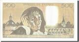 France 500 Francs 1992 Banknote, 500 F 1968-1993 