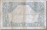 France 5 Francs 1913 Banknote, 5 F 1912-1917 