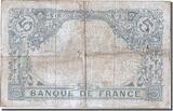 France 5 Francs 1913 Banknote, 5 F 1912-1917 