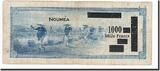 New Caledonia 1000 Francs Banknote, Undated (1943), KM:45 F(12-15)
