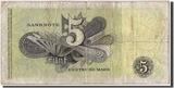 GERMANY - FEDERAL REPUBLIC 5 Deutsche Mark 1948 Banknote, 1948-12-09, KM:13e F(12-15)