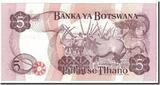 Botswana 5 Pula 1982 Banknote, Undated, KM:8a UNC(65-70)