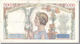 France 5000 Francs 1939 Banknote, 5 000 F 1934-1944 