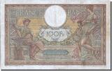 France 100 Francs 1920 Banknote, 100 F 1908-1939 