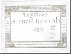 France 100 Francs 1795 Banknote, Goussu, KM:A78, Lafaurie:173 AU(55-58)