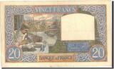 France 20 Francs 1941 Banknote, 20 F 1939-1942 