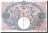 France 50 Francs 1911 Banknote, 50 F 1889-1927 