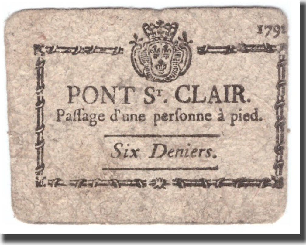 #216749 PONT-SAINT-CLAIR TB+ 1792 1 Bon point France 