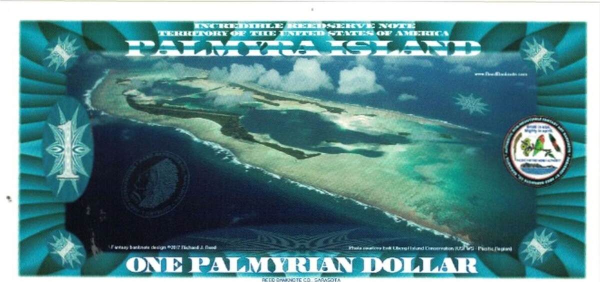 United States 1 Dollar 2018 Banknote, 2018-01-01, PALMYRA ISLAND UNC(65 ...