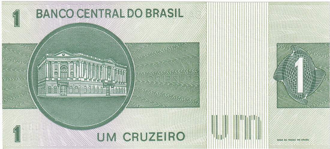 Banco Central Do Brazil 1 Cruzerio - UNC