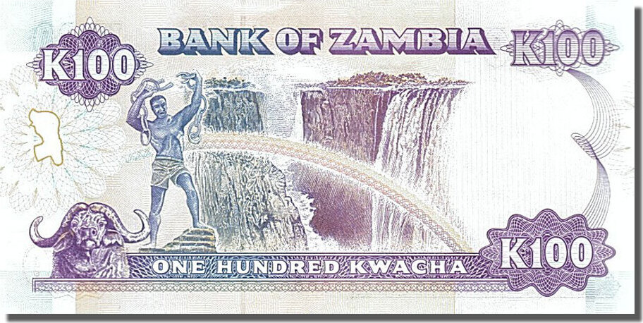 Zambia Kwacha Banknote Unc Ma Shops