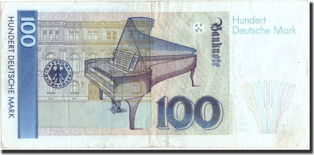 GERMANY - FEDERAL REPUBLIC 100 Deutsche Mark 1989 Banknote, 1989