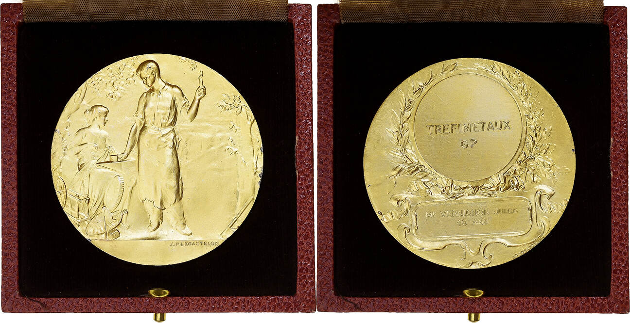 France Medaille Tréfimétaux, Legastelois, Vermeil MS(63)