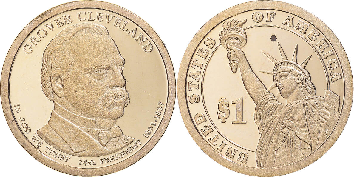 United States Dollar 2012 S Coin Grover Cleveland 24th U.S