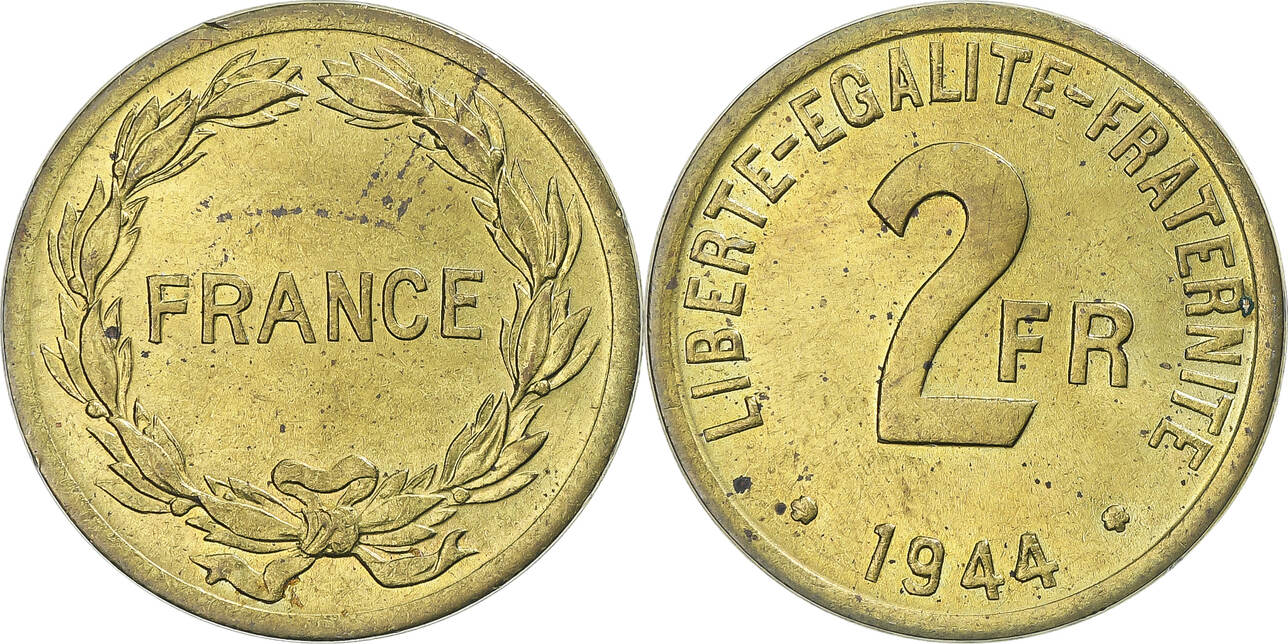 2 francs 1944 france libre