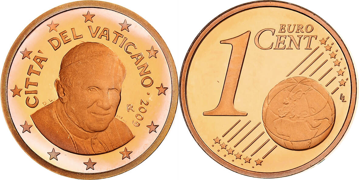 VATICANO 1 Euro Cent 2009