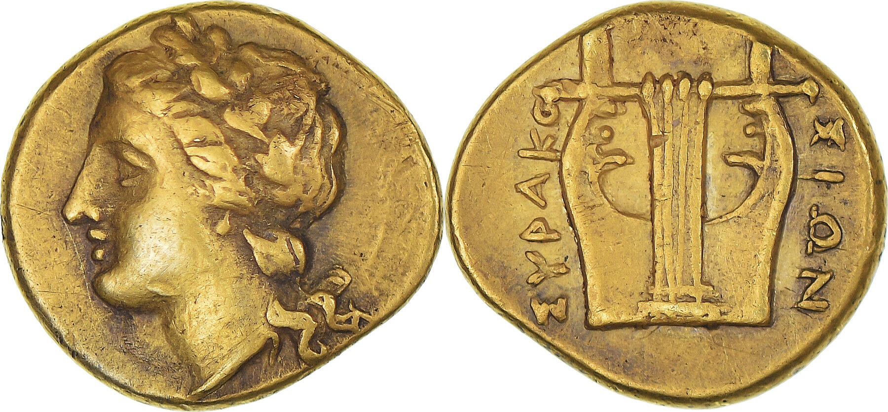 1 4 stater 25 litrai 310 306 5 bc syracuse sicily syracuse pedigree