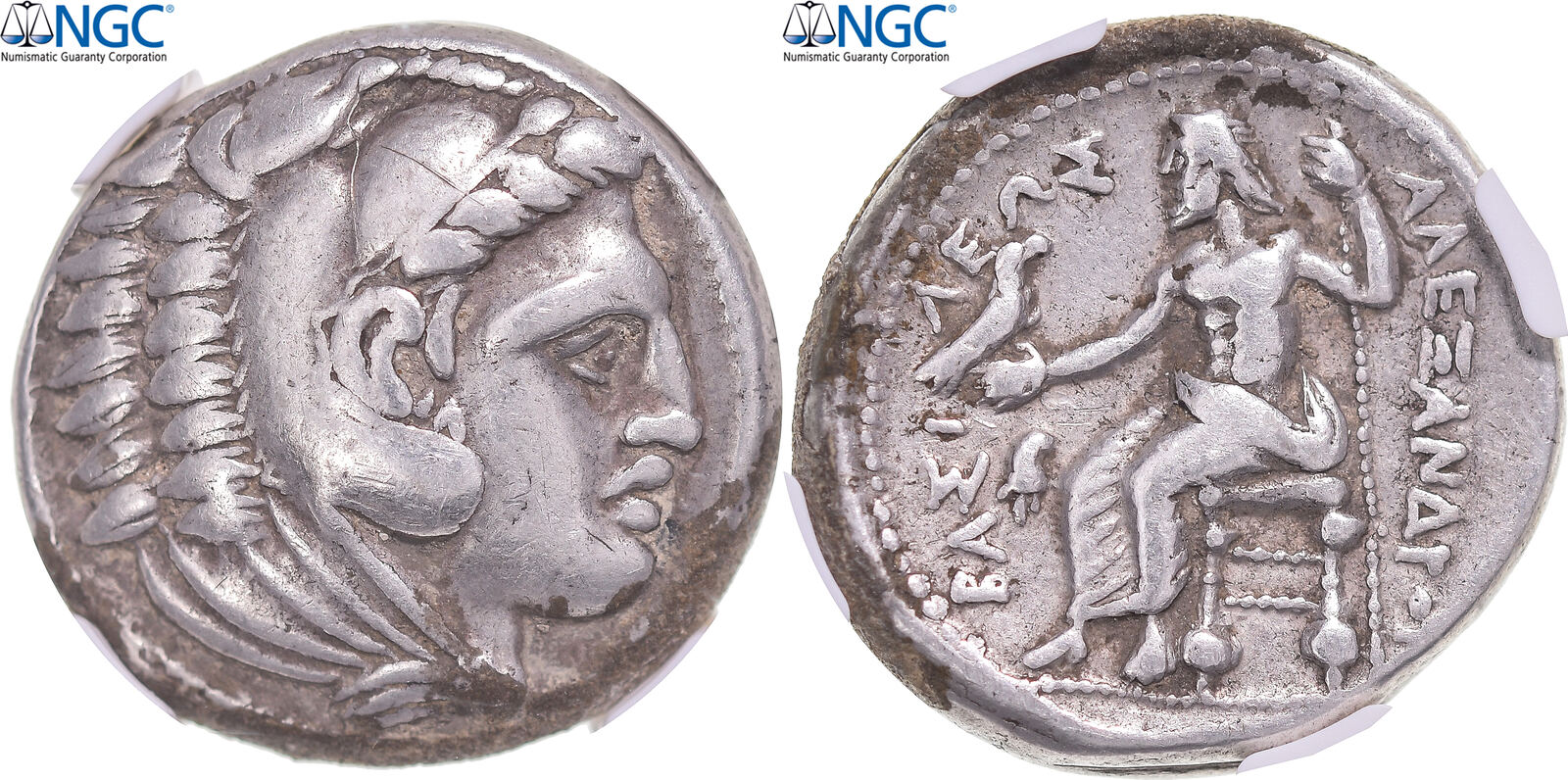 Tetradrachm 336-323 BC Amphipolis Coin, Kingdom of Macedonia, Alexander ...