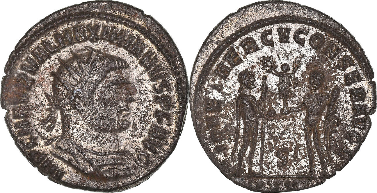 Antoninianus 286-305 Antioch Coin, Maximianus, Antioch, Billon AU(50-53 ...