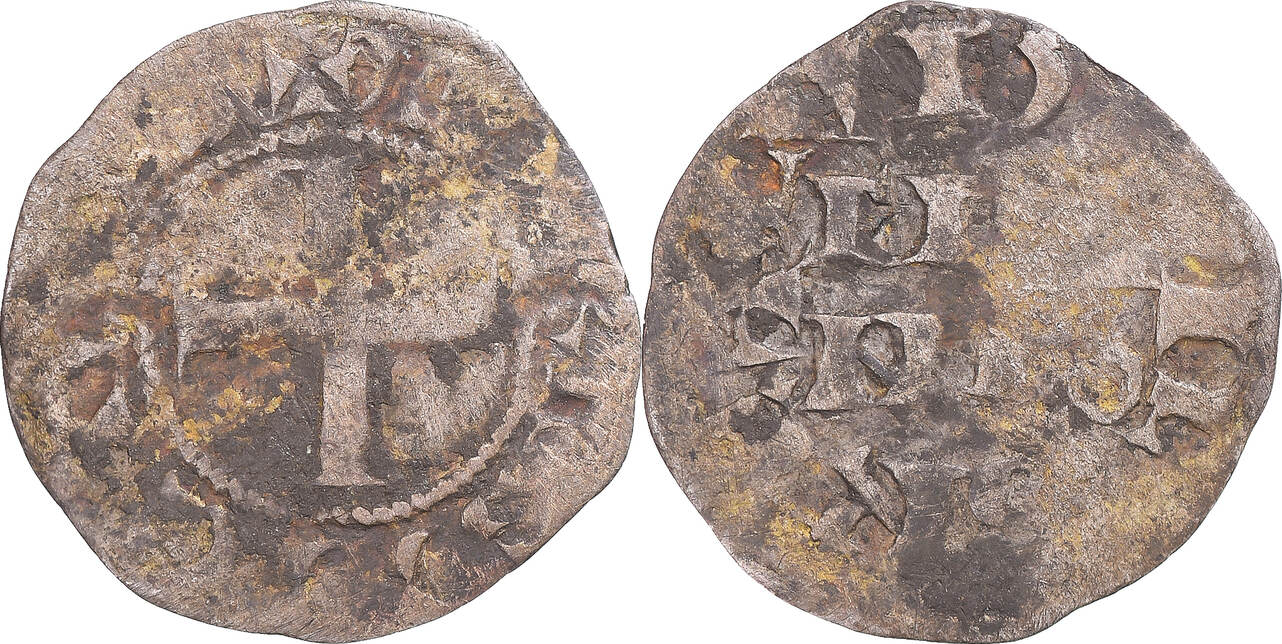 France Denier Parisis Coin, Louis VII, Paris, Silver VF(2025)