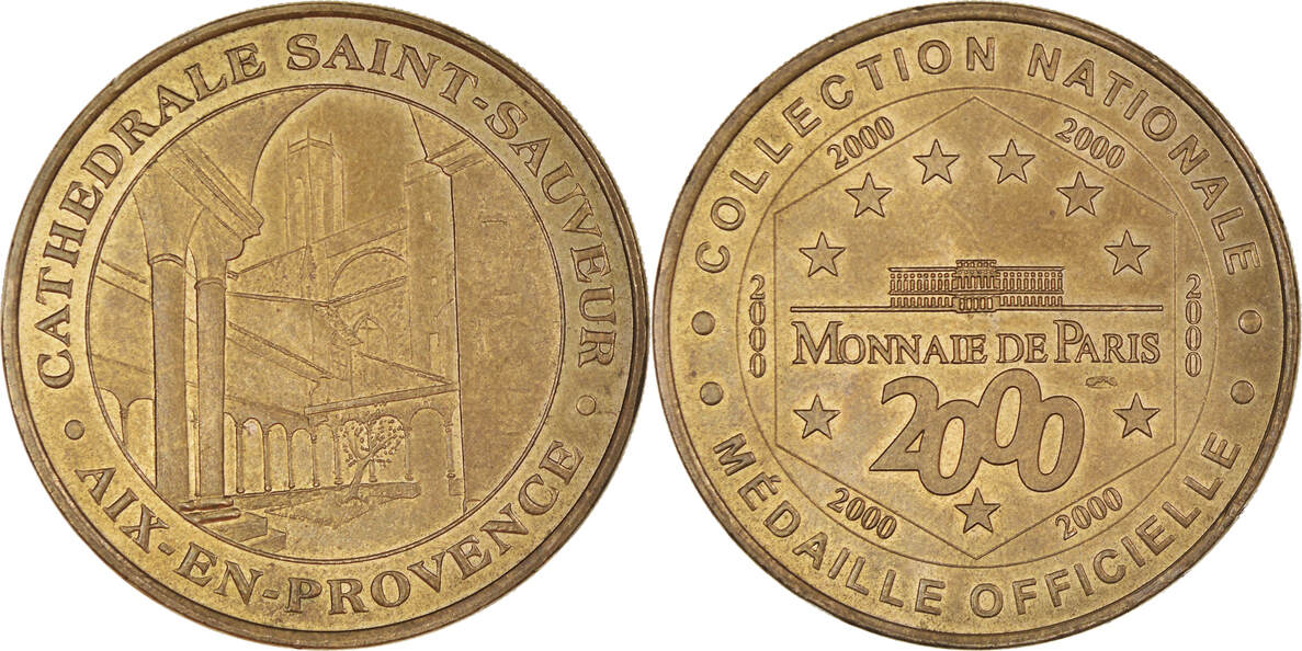 2000 France Monnaie de Paris Tourist Token - Aix en EF(40-45) | MA-Shops