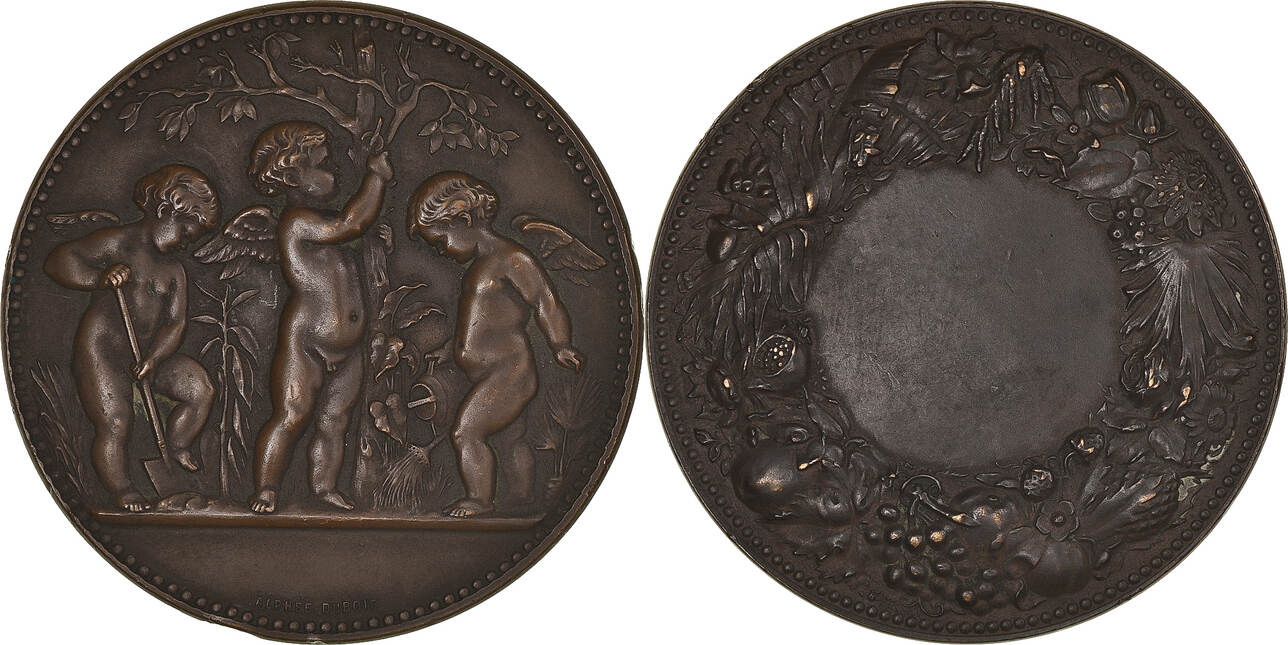 MÉDAILLE ARGENT CONCOURS de Tir Alphée Dubois - Non attribuée - 64,4g EUR 90,00 - FR