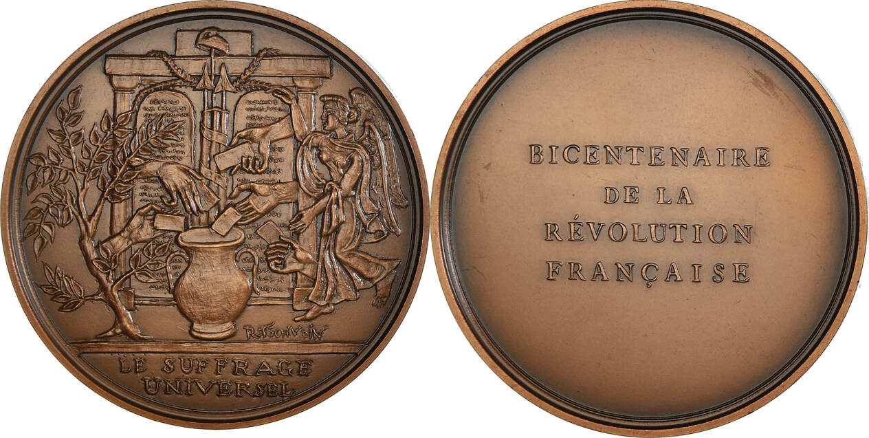 France Medaille 1987 Révolution Française, Le Suffrage Universelle ...