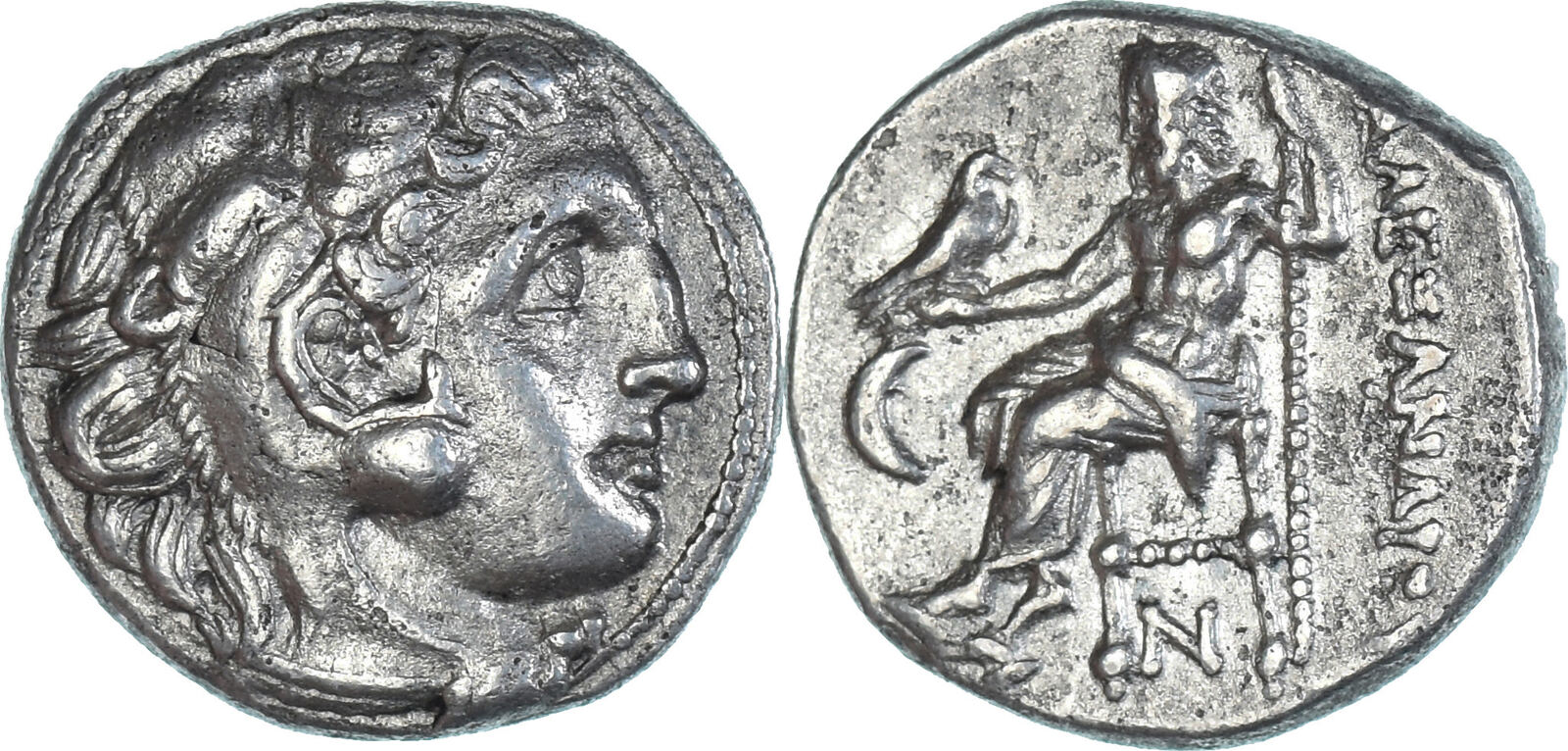 Drachm 310-301 BC Colophon Coin, Kingdom of Macedonia, Alexander III ...