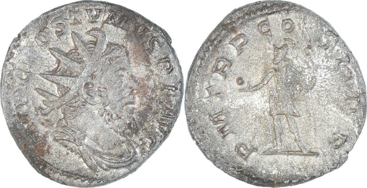 Antoninianus 260 Lugdunum Coin, Postumus, Lugdunum, Billon, RIC:54 AU ...