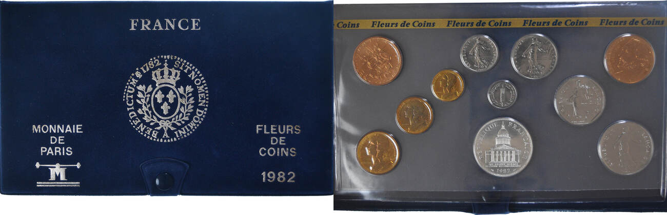 COFFRET MONNAIE DE Paris 1973 Pièces Fleurs De Coins France EUR 50,00