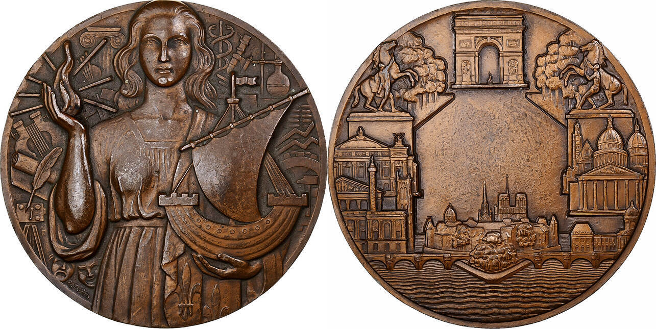 France Medaille Award medal, Paris, MDP, Bronze, Turin AU(55-58) | MA-Shops