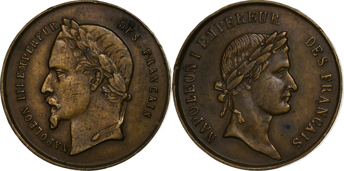 France Médaille Napoléon Ier Famille Royale Quinaire History 1815