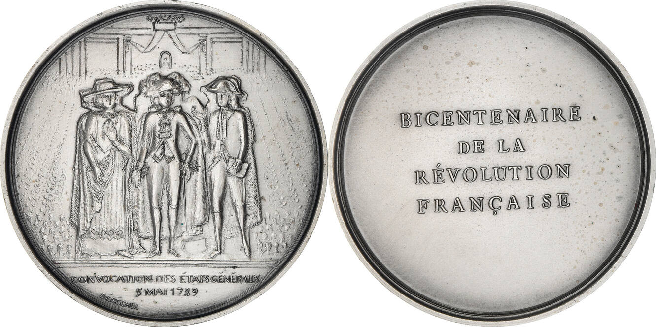 France Medal Révolution Française, Convocation des Etats Généraux MS(63 ...