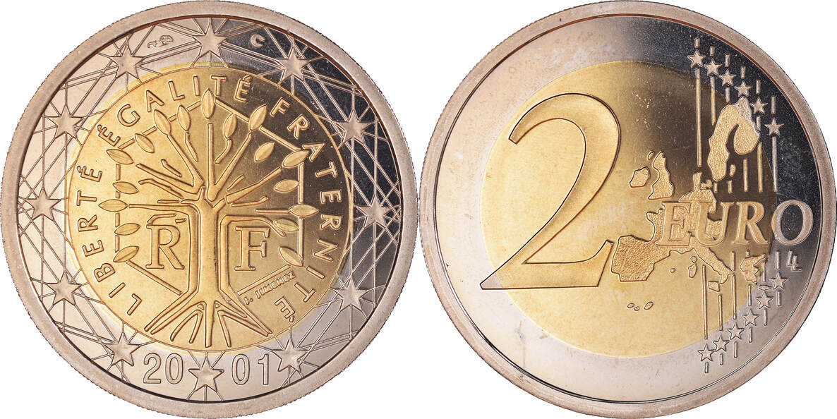 Евро 2001 год. 2 Euro 2001 liberte egalite. 2 Евро 2001 цветок. Денежные монеты Франции 2 евро.